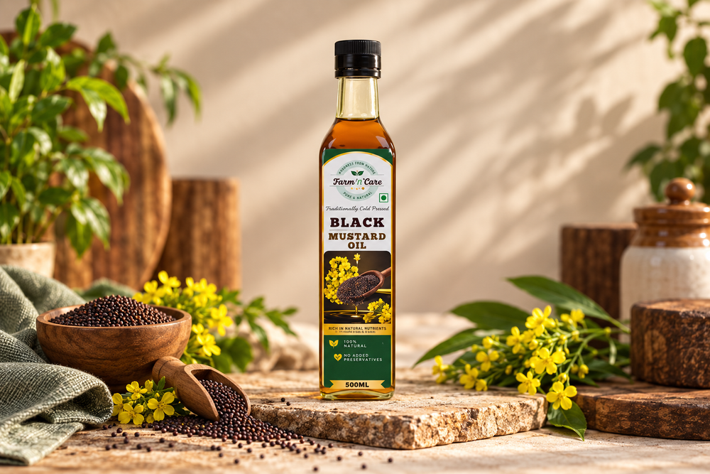 Farmncare Black Cold-Pressed Mustard Oil