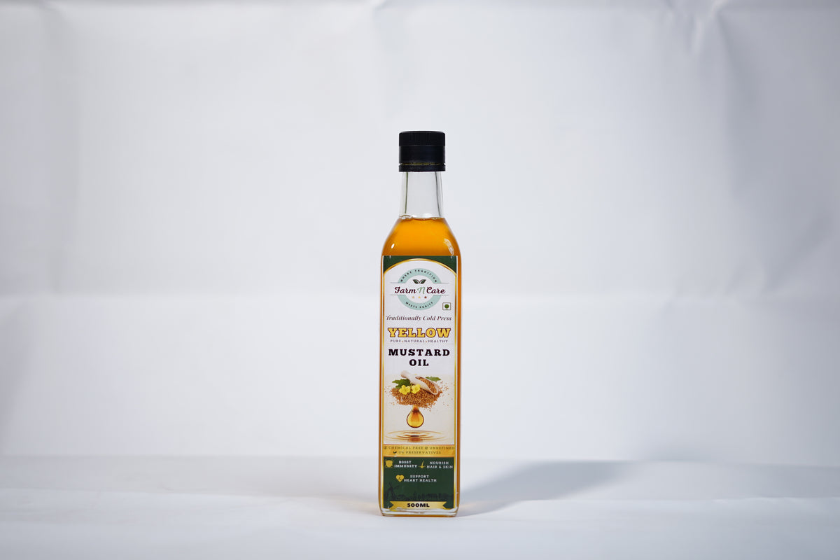 Farmncare Yellow Cold-Pressed Mustard Oil