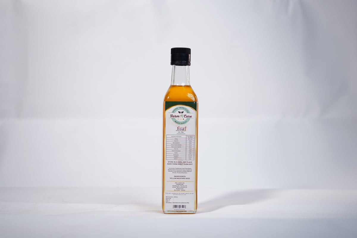 Farmncare Yellow Cold-Pressed Mustard Oil