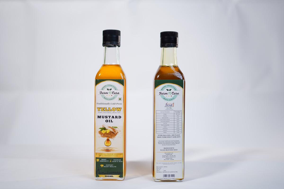Farmncare Yellow & Black Mustard Oil Combo