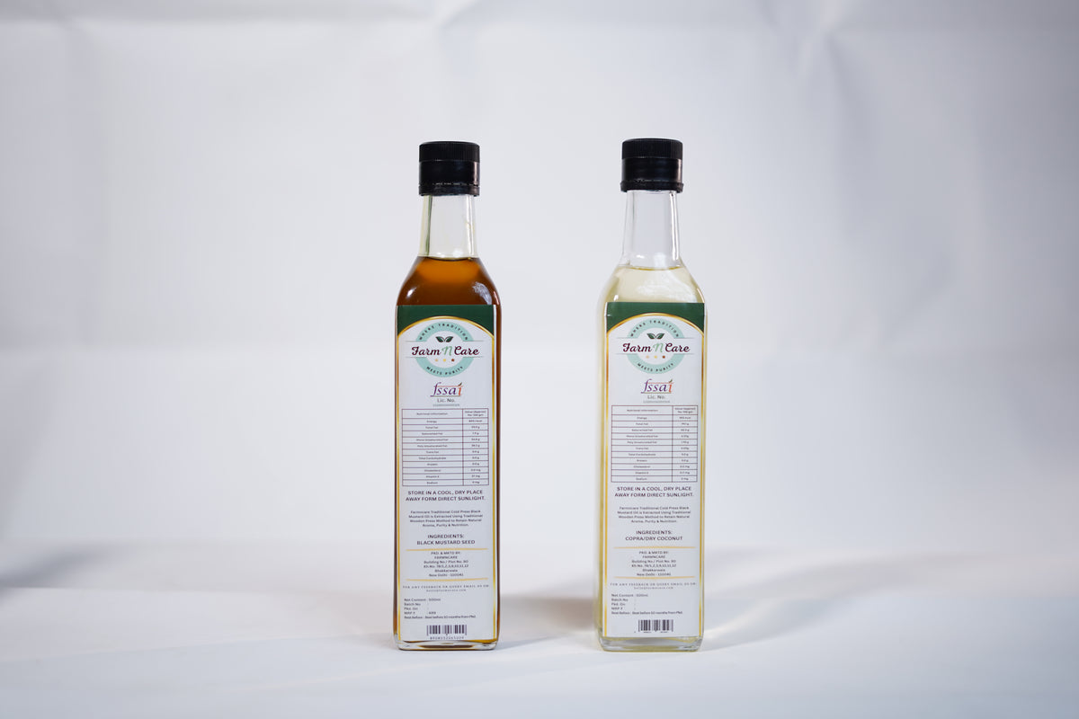 Farmncare Black Mustard & Coconut Oil Combo